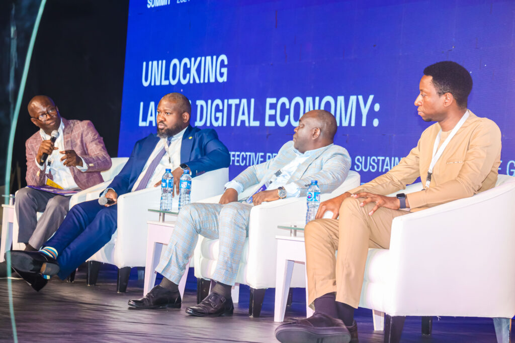 Mr. Deremi Atanda speaking on the digital economy panel